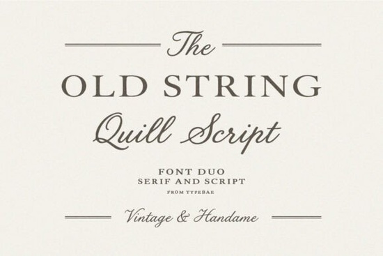 Old String Font